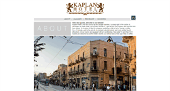 Desktop Screenshot of kaplan-hotel.com